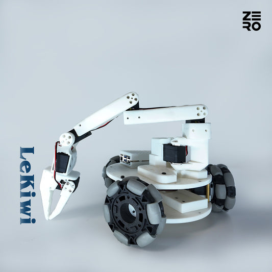 LeKiwi open source low-cost mobile operation robot big model embossed intelligent Lerobot open source project